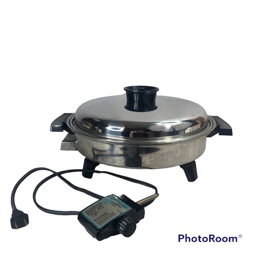 TOWNECRAFT LIQUID CORE STAINLESS STEEL ELECTRIC SKILLET 92010 13" eBay