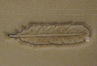 * CRAFTOOL - TANDY LEATHER FACTORY - 3D Stamp 8502 -FEATHER 88502-00