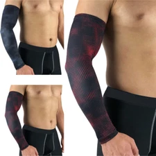 Men Sports Sretch Arm Sleeve Running Basketball Ftness Cycling Protective Gear