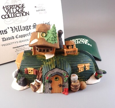 Dept 56 Dickens Village Peggotty's Seaside Cottage David Copperfield Box 1989