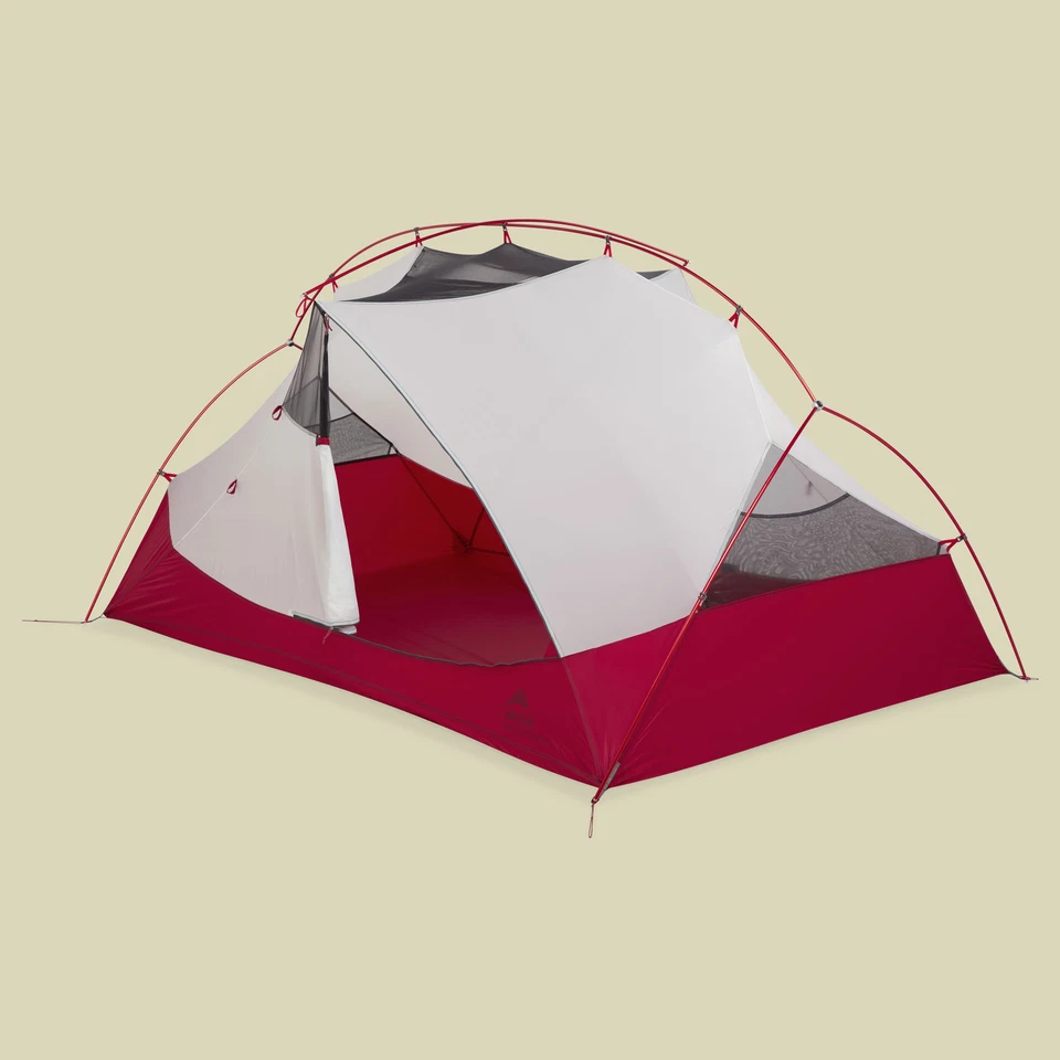 MSR Hubba Hubba Bikepack 2 Farbe green Kuppelzelt für 2 Personen - Bild 2 von 4