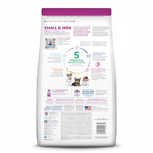 Hill's Science Diet Small & Mini Chicken Meal & Brown Rice Recipe Dry