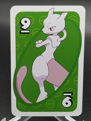 Mewtwo GREEN #9 Pokemon Mattel Japanese UNO Card NM/MINT | eBay