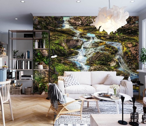 3D MEADOW STONE Path K7004 Wallpaper Mural Self-adhesive Removable