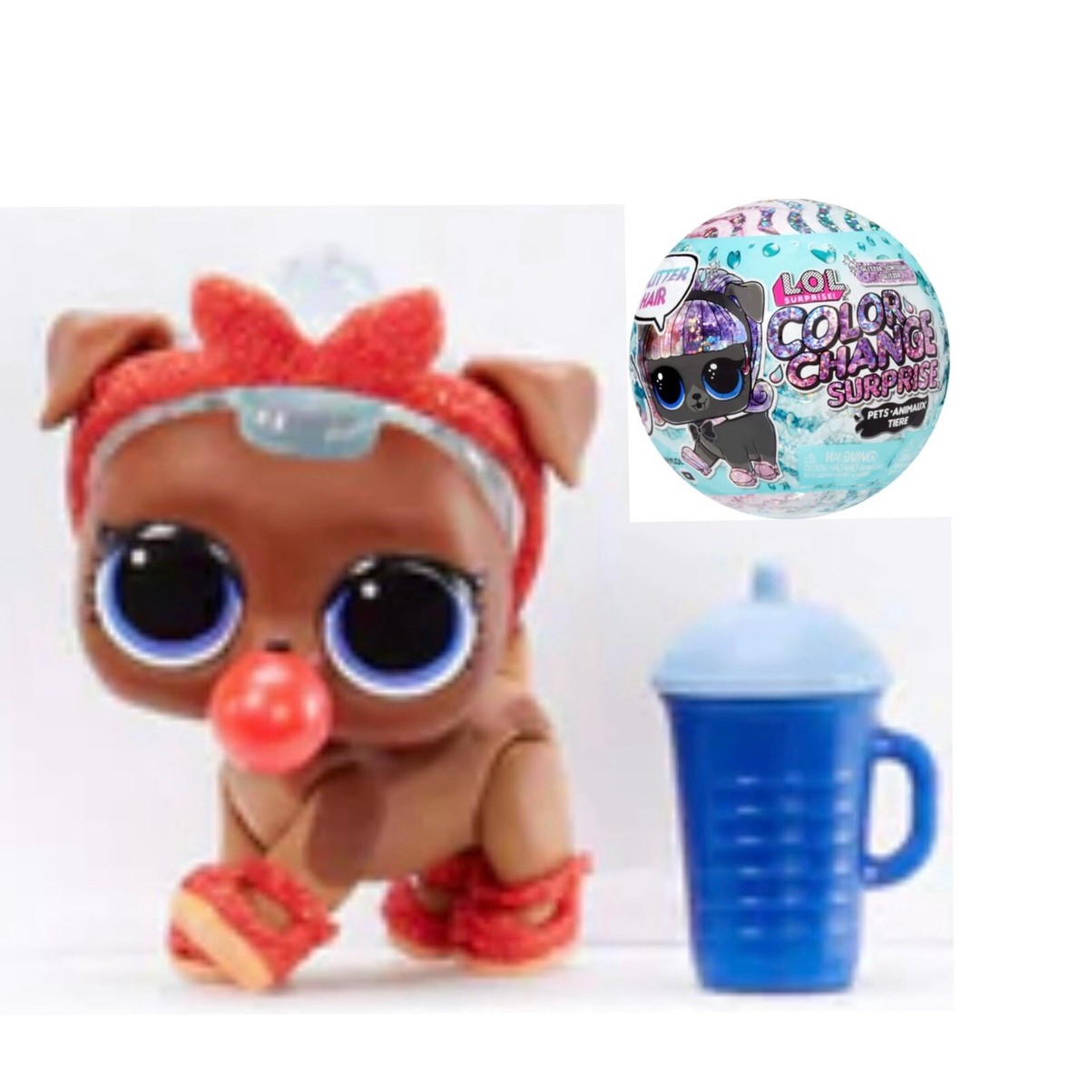 LOL Surprise Pup Glitter Color Change Pets NEW BB Pet