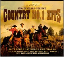 50 Great COUNTRY Hits  50's  60's   New 2-CD Set  All Original Versions