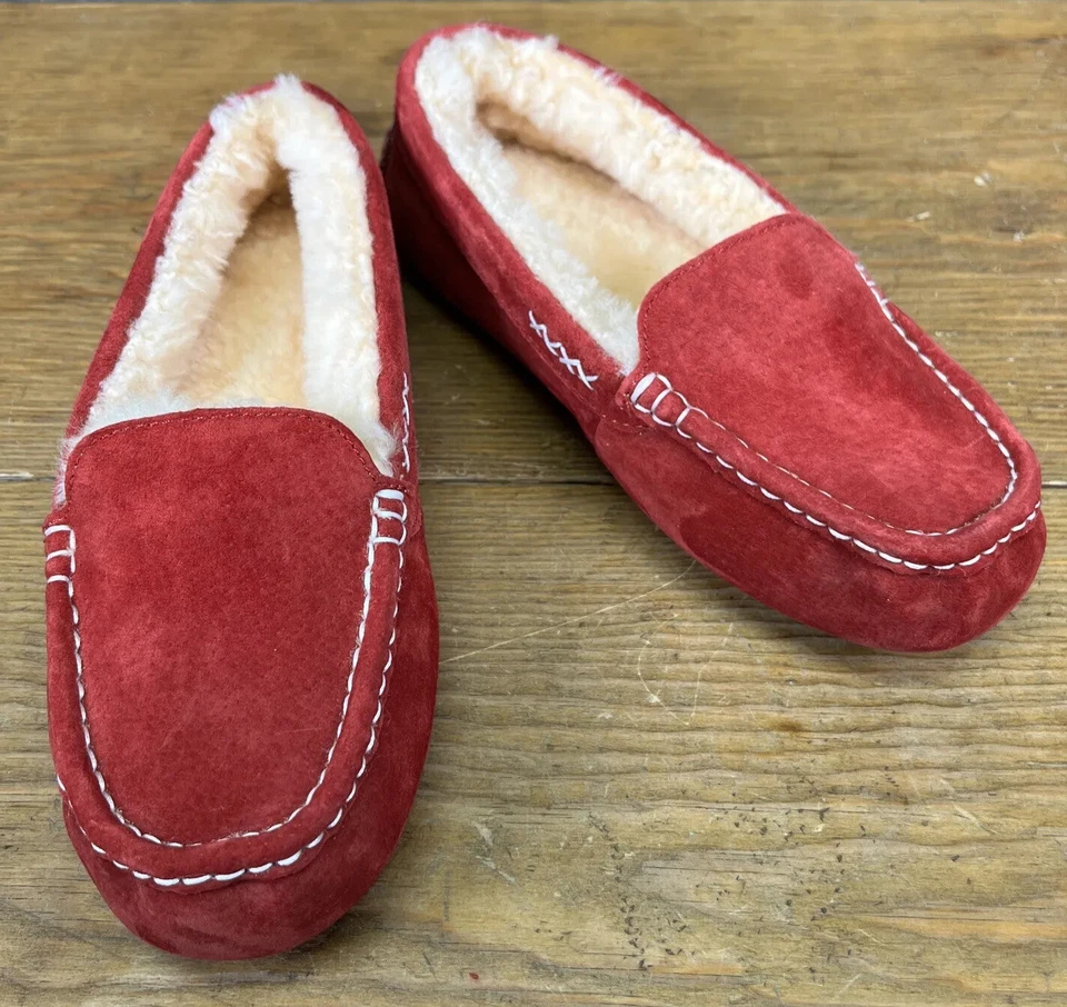 Zapatillas Old Friend Footwear para mujer Bella felpa nobuck 441310 rojas Foto 4 de 4