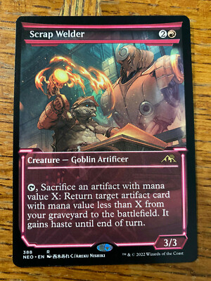 MTG Scrap Welder 388 Showcase Kamigawa: Neon Dynasty NEW FREE SHIPPING