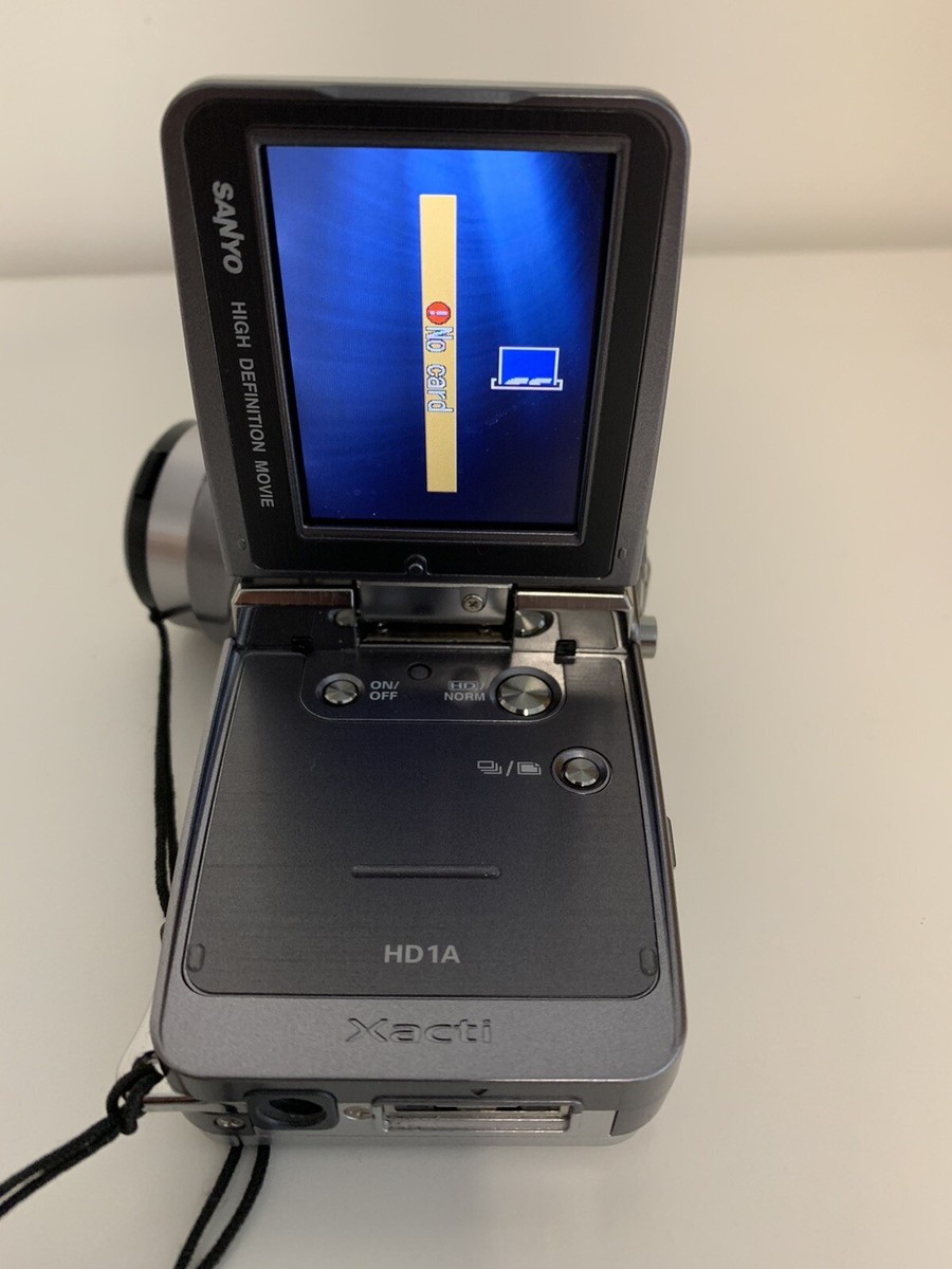 サンヨー SANYO DMX-HD1A Xacti Sanyo Digital Movie Camera Xacti Titanium Gray Dmx-Hd1 (H