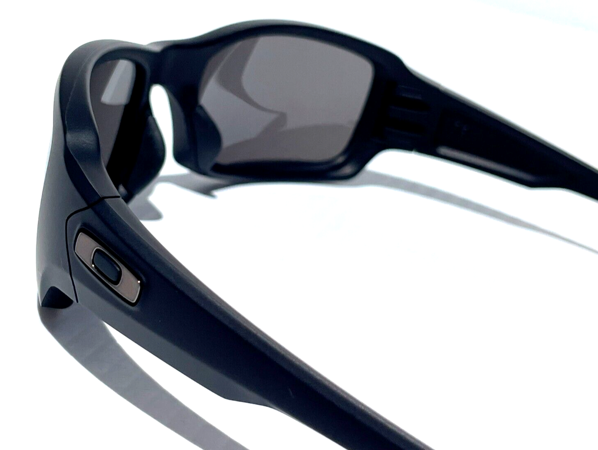 NEW Oakley FIVES SQUARED Matte Black POLARIZED Galaxy Chrome