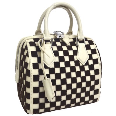 louis vuitton cube bag red LOUIS VUITTON SPEEDY CUBE PM HANDBAG BROWN DAMIER CUBIC M48909 AUTHENTIC O02250i | eBay