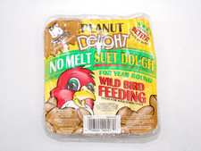 Peanut Delight No-Melt Suet Dough, 11.75oz - Attract Wild Birds -Round