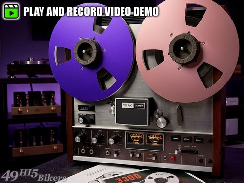 TEAC 3300-10  Stereo Reel to Reel Pro Calibrated + Serviced + 30-Day $ Guarantee