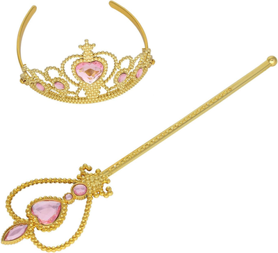 #ad Princess Dress up Accessories Princess Wands and Crowns for Little Girls Tiara W $11.99