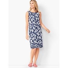 Talbots Mixed Fruit Textured Shift Dress