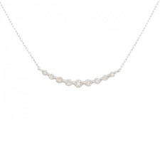 Authentic PT900/PT850 Diamond Necklace 0.20CT 260-007-139-6002
