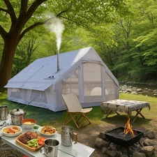 Inflatable Tents for Camping, Large Inflatable Camping Tent with Hand Pump, Easy