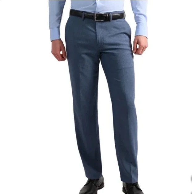 Kenneth Cole Reaction Men's Techni-Cole Slim-Fit Pants, Blue, Size 36X30