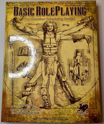 Basic Role Playing the Chaosium Role playing System - hard copy book