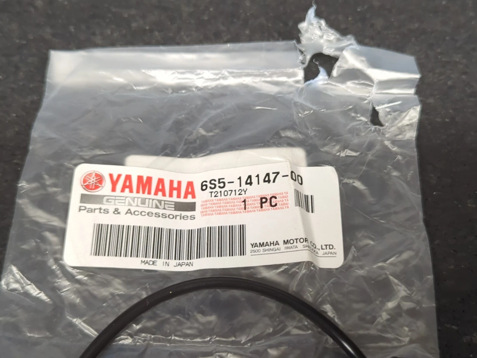 NOS OEM Yamaha Waverunner FX GX1800 O-Ring To Ribbon & Damper # 6S5-14147-00