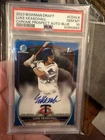 2023 Bowman Draft Chrome Prospect Blue Refractor Luke Keaschall PSA 10 Auto /150