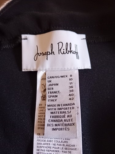 Joseph Ribkoff Faux Leather Trousers Shiny Brass Brown Pull On Size 10 - Picture 10 of 11