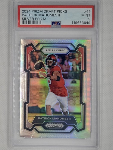 2024 Panini Prizm Draft Picks - Patrick Mahomes II #61 Silver Prizm