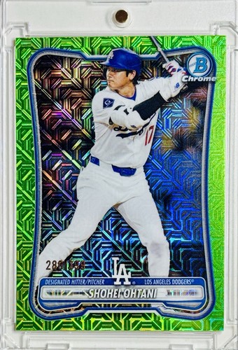 2026 Bowman Chrome Shohei Ohtani Batting #52 Neon Green Refractor SP /399
