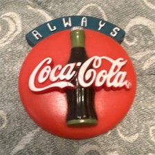 Coca-Cola Bottle Magnet Red Black White Green Blue Soda Theme Refrigerator Decor