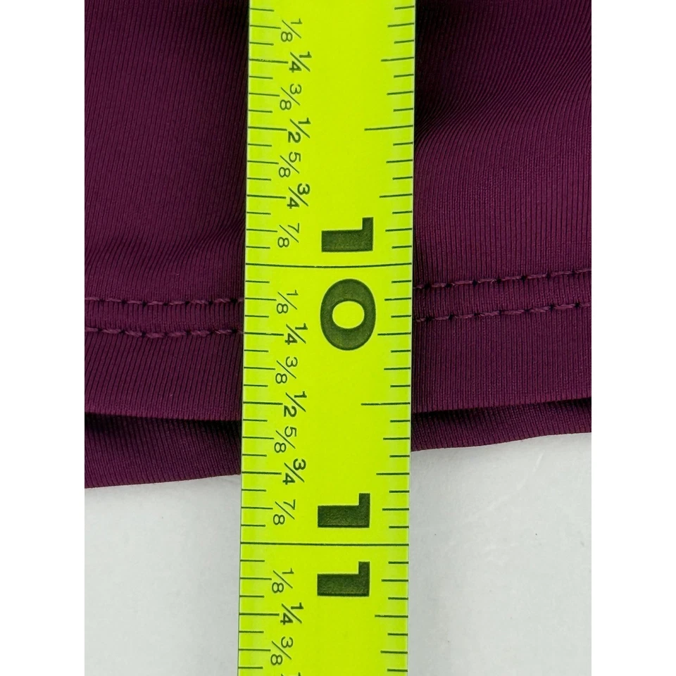 Apt 9 Falda de Natación Cubre Cordón Acanalado Borgoña Talla L Foto 3 de 4