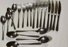 Brandani Italy 20 Piece Stainless Steel Flatware Set 4 Place Setting