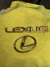 Lexus 1992-2000 Sc300 Rear Trunk Gold Emblem Badge Logo Sign Genuine Oem