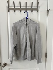 Uniqlo Men's Gray Full Zip Hoodie Medium