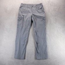 Kuhl Pants Womens 12 Gray Freeflex Roll Up Cargo Hiking Outdoors Tactical