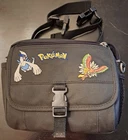 Vintage Nintendo Game Boy Pokemon Black Carry Case Travel Bag