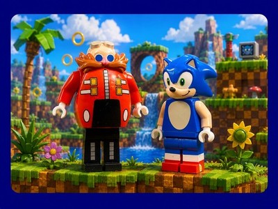 LEGO  Figur Sonic the Hedgehog Dr Eggman son003 son004 77005 76993 77006 76999 V
