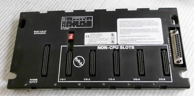 GE Fanuc IC693CHS398H 5 Slot Expansion Base Plate