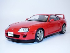 TOYOTA SUPRA MK4 rouge Reconnaissance 1/18 A80 RHD