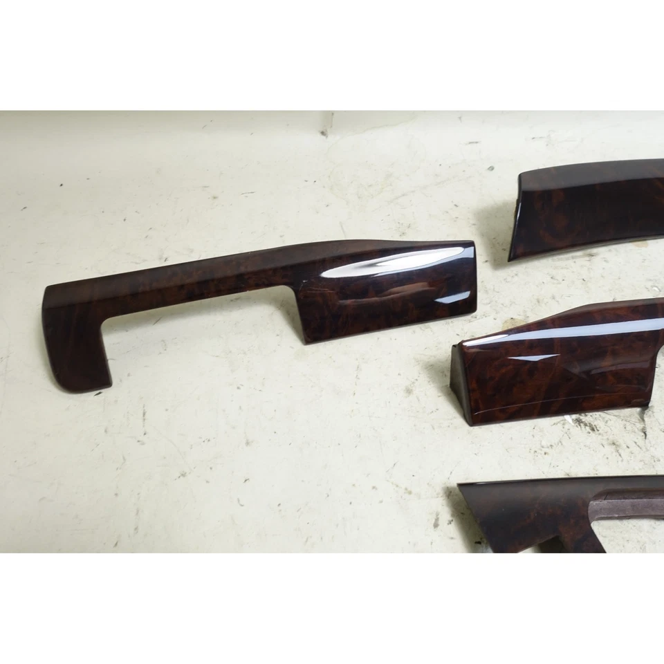 Juego de molduras de madera para tablero de turismo sedán serie 3 99-06 BMW E46 4 puertas madera de mirto Foto 4 de 4