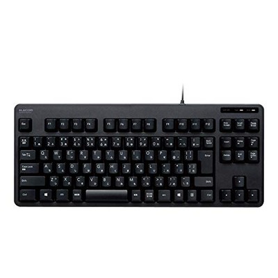 Elecom TK-FCM103XBK Keyboard  Wired  Membrane  Compact Keyboard  BlackNEW