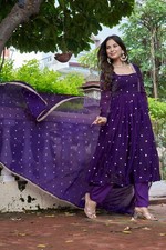 Designer Anarkali gown indian wedding Party Wear Outfit Traditional Wear Drees