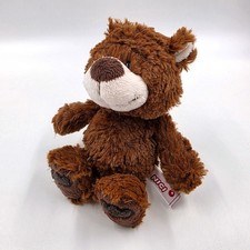 Nici Classic Bär Bear Teddy Dunkelbraun ca. 20 cm Streifenmuster