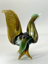 Vintage Murano art glass rooster 7.5"