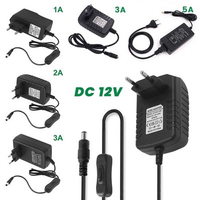1A-5A LED Trafo Netzteil Adapter Power Supply Steckernetzteil für LED Stripe DE