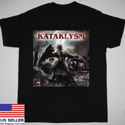 KATAKLYSM IN THE ARMS OF DEVASTATION Black Cotton T Shirt Size S-5XL