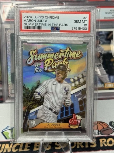 2024 Topps Chrome - Summertime in the Park Aaron Judge #SITP-3 PSA 10