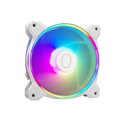 Cooler Master MasterFan MF120 Halo2 ARGB White - Case & Cooling Fan, Dual Ring A