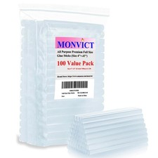 Hot Glue Sticks, Pack of 100 (2.2 lb) 4"Long 0.43" Diameter Full-Size Hot Glu... 0.34 per gallon