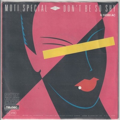 Moti Special   Don´t be so shy   No way   Teldec 6.14380 AC -   1985   7 -Single
