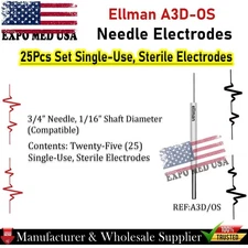 Ellman A3D-OS Needle Electrodes 25Pcs Set Single-Use, Sterile Electrodes